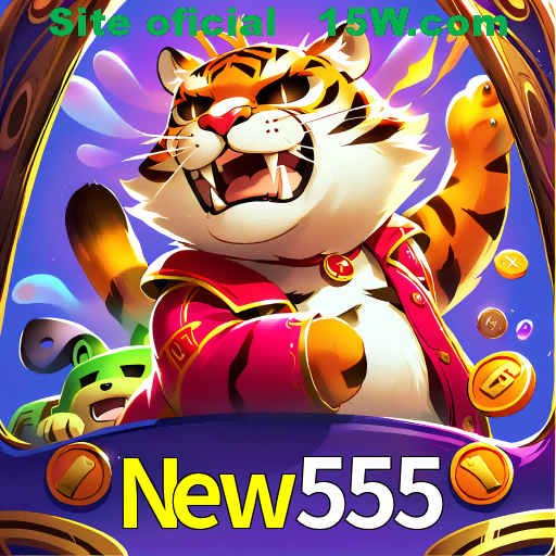Imagem promocional da New555 mostrando a plataforma e suas vantagens